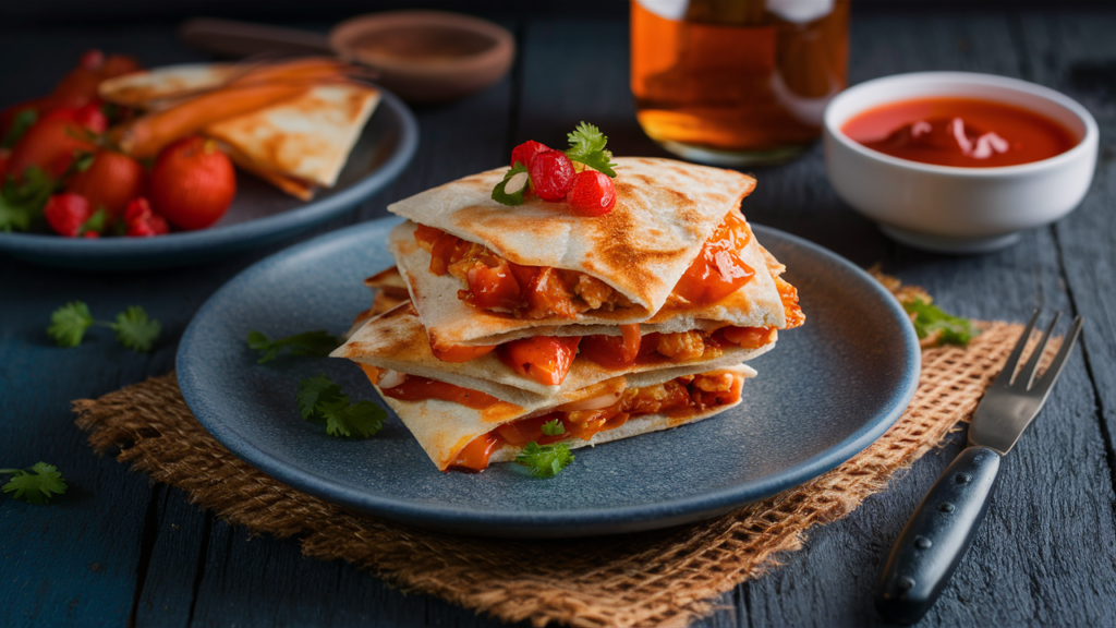 Buffalo Chicken Quesadillas
