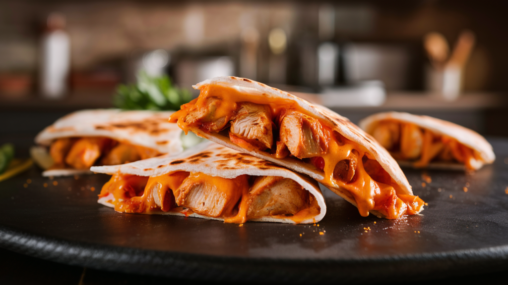 Buffalo Chicken Quesadillas 