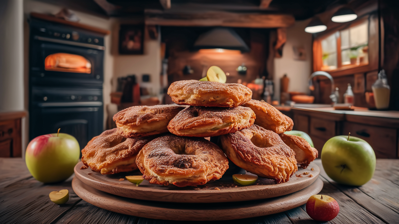 baked apple fritters recipe