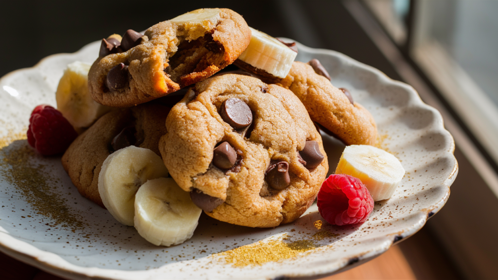 banana chocolate chip cookies