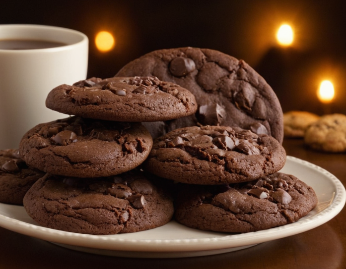 cookies made with brownie mix