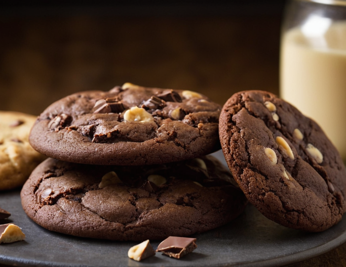 cookies made with brownie mix