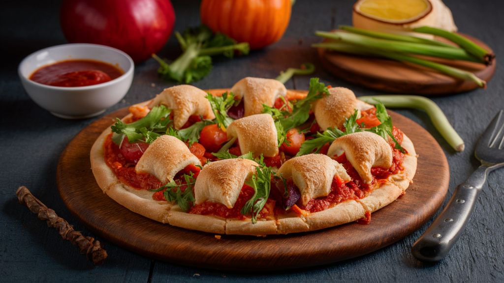 crescent roll veggie pizza