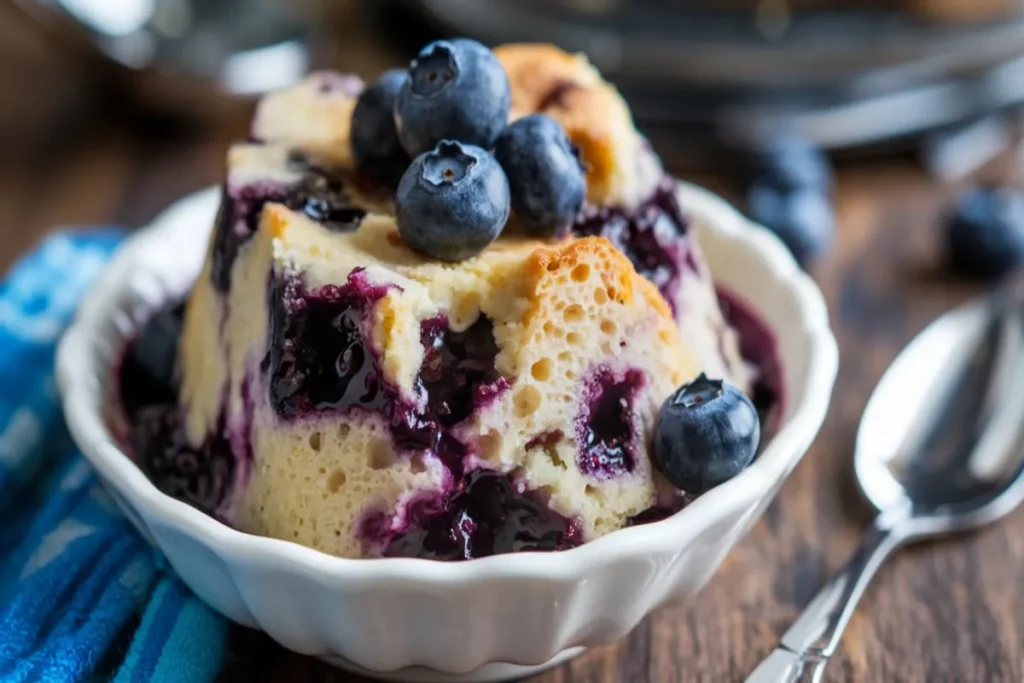 Blueberry Bread Pudding