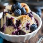 Blueberry Bread Pudding