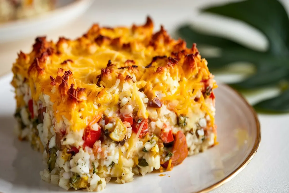 Cauliflower Rice Casserole recipe