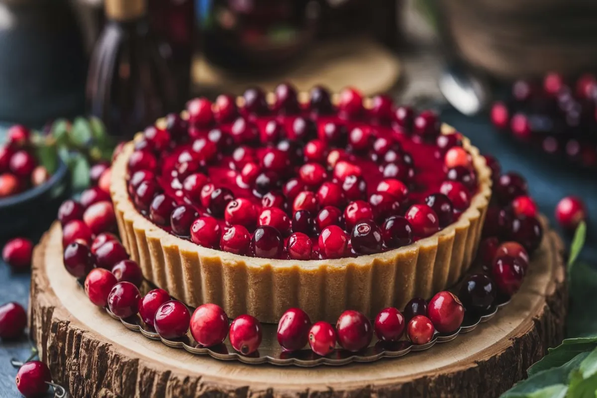 Cranberry Curd Tart recipe