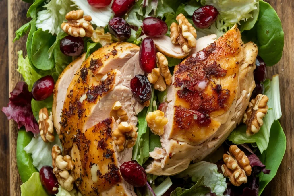 Cranberry Walnut Chicken Salad