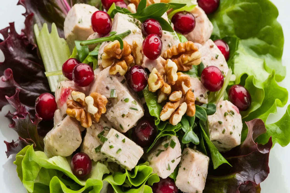 Cranberry Walnut Chicken Salad
