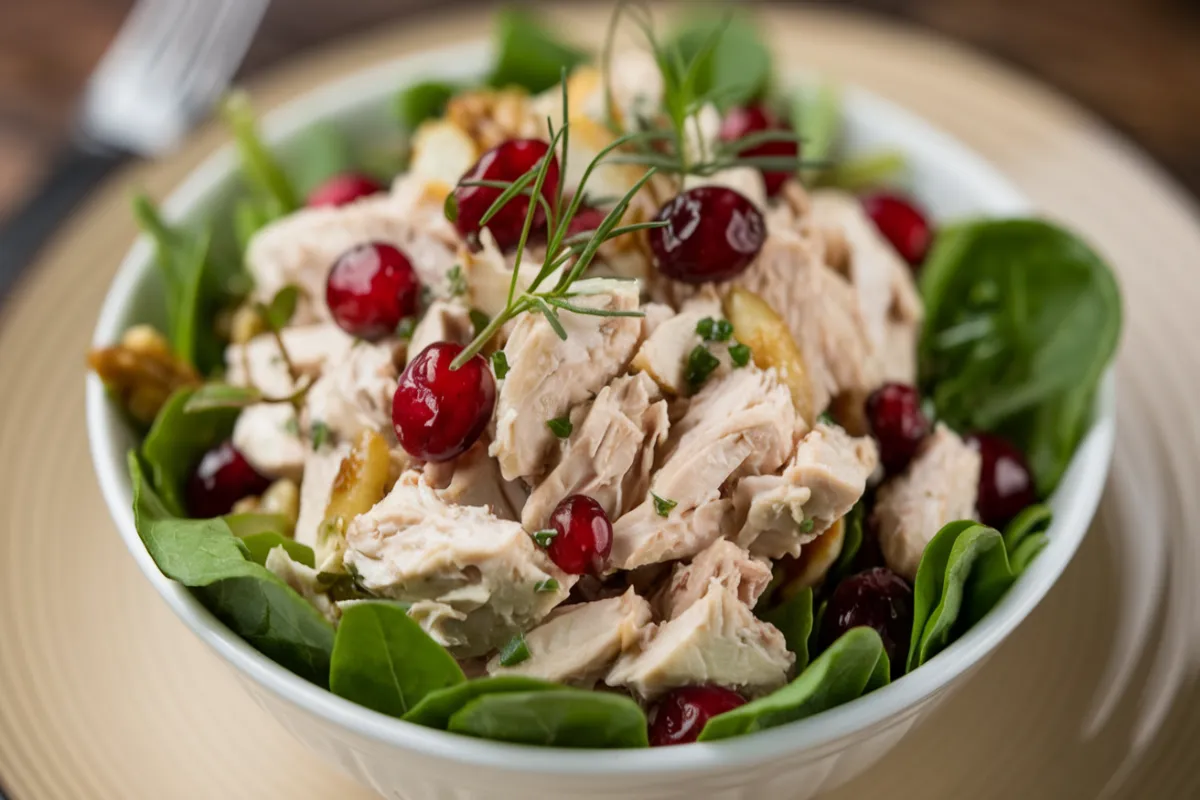 Cranberry Walnut Chicken Salad
