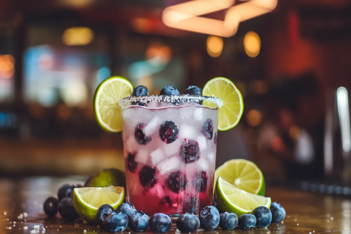 Frozen Blueberry Margarita