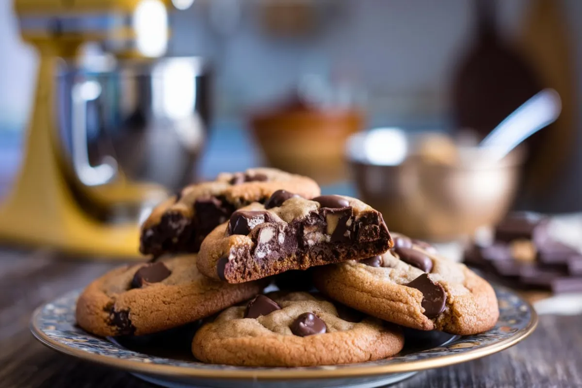 Mocha Chocolate Chunk Cookies recipe