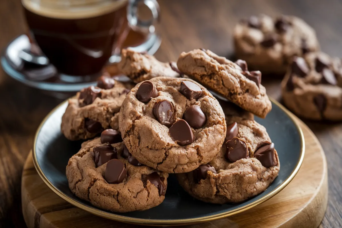 Mocha Chocolate Chunk Cookies