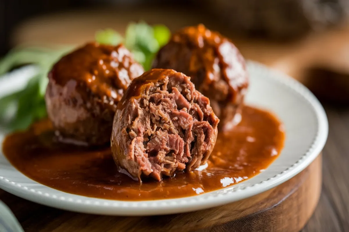 Salisbury Steak Meatballs recipe