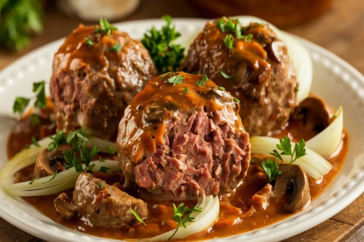 Salisbury Steak Meatballs recipes