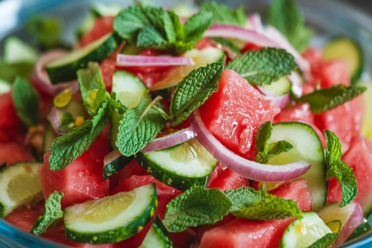 Watermelon Salad recipe